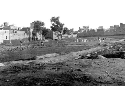 Jallianwala Bagh in 1919, a few months after the massacre.