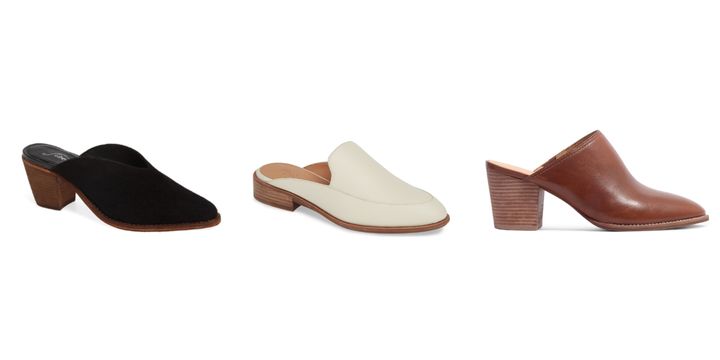 Mules are on sale at Nordstrom. 