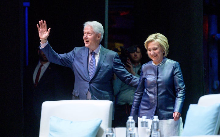 Bill and Hillary Clinton take the stage in Manhattan on April 11 to offer their analysis and their memories.