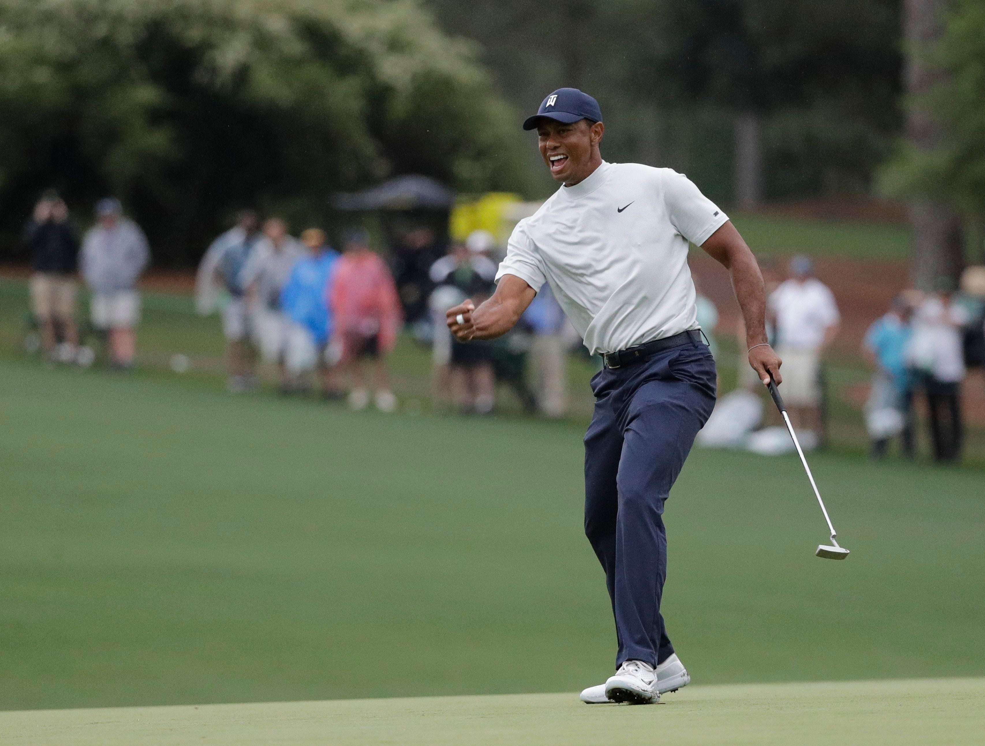 Tiger Woods had a good afternoon. (AP)