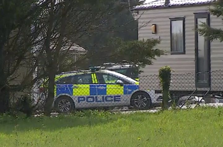 The incident happened at Tencreek Holiday Park in Looe, Cornwall on Saturday.