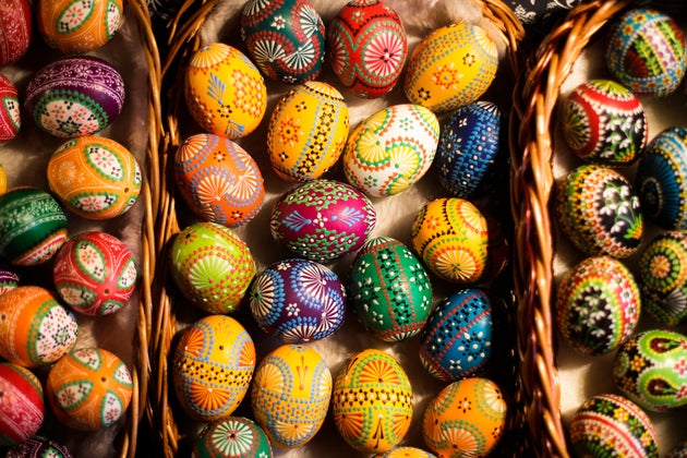 Εικόνα από την τοπική αγορά σε χωριό της Γερμανίας, στις 14 Απριλίου 2019.