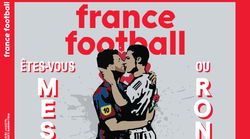 Messi embrasse Ronaldo en Une de France Football et enflamme