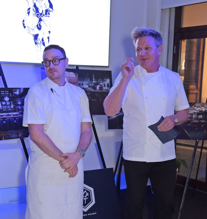 Chef Ben Orpwood (left) and restaurateur Gordon Ramsay are preparing to open an "authentic Asian Eating House."