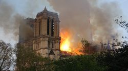 Les images impressionnantes de l’incendie de Notre