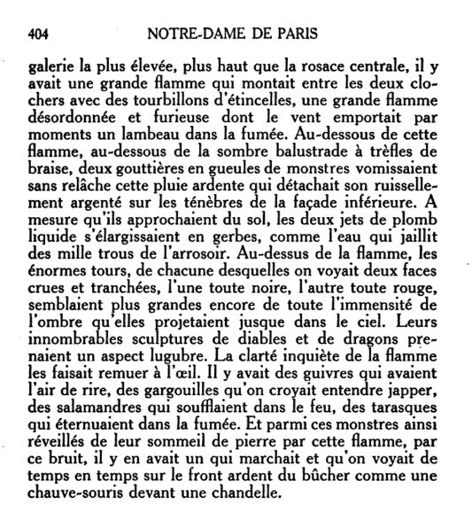 Texte Notre Dame De Paris Victor Hugo - Texte Préféré