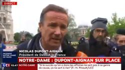 Dupont-Aignan brise l’union sacrée après l’incendie de