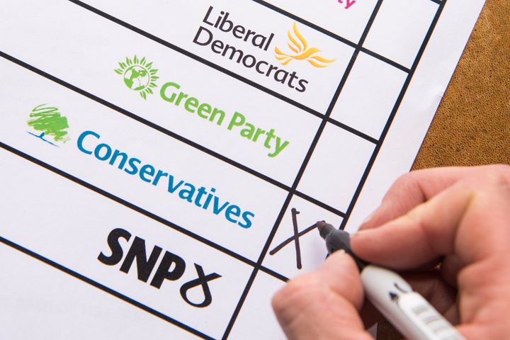 Ballot papers usually display party logos alongside candidates' names