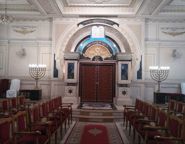 La synagogue Beth El à Casablanca.