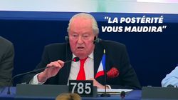 Les derniers mots de Le Pen au Parlement