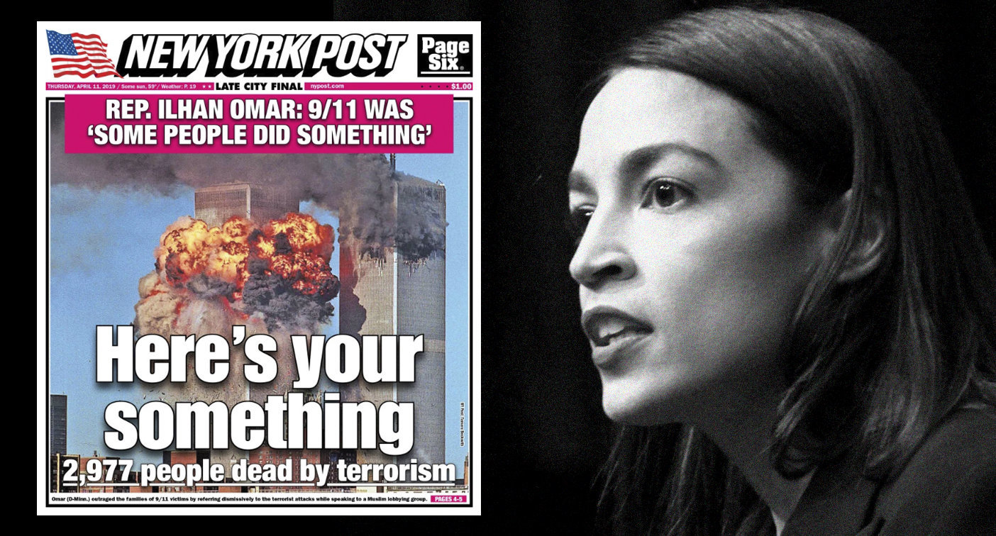 New York Post on April 11, 2019 and Alexandria Ocasio-Cortez