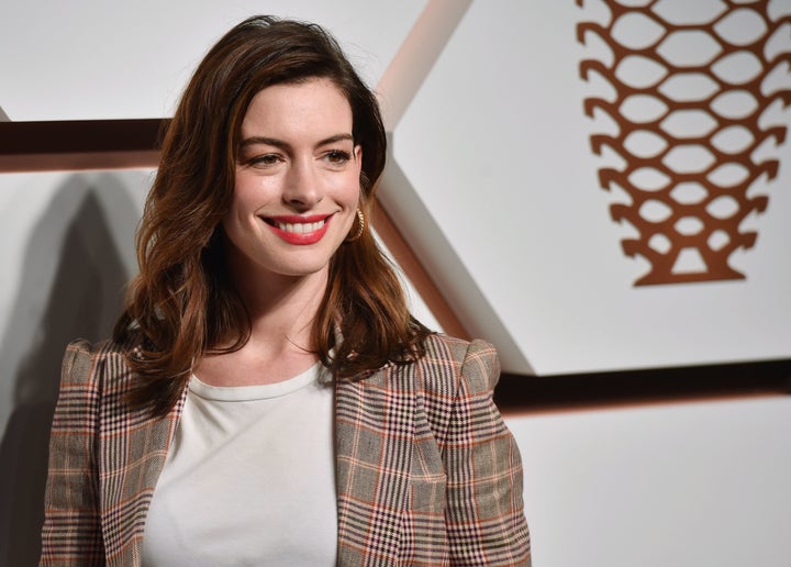 Anne Hathaway attends The Shops & Restaurants at Hudson Yards Preview Celebration Event on March 14 in New York City.