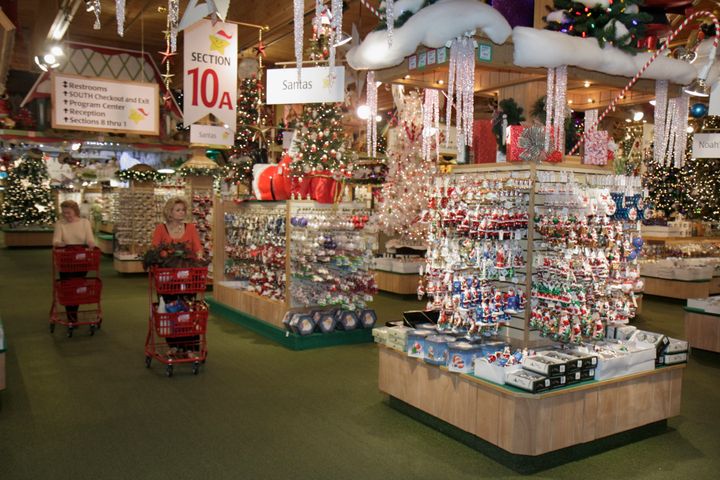 Frankenmuth, Michigan, is home to Bronner's Christmas Wonderland, which claims to be the "world's largest Christmas store."