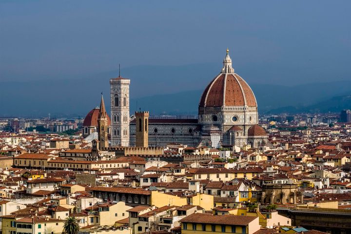 The stunning architecture throughout Europe, like in this view of Florence, Italy, attracts millions of tourists every year.