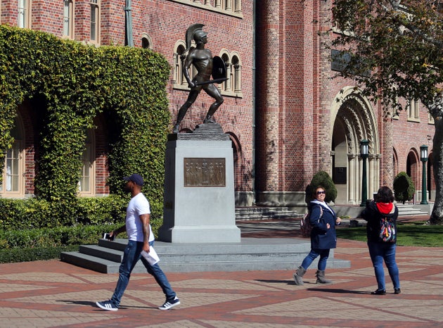 The campus of the University of Southern California in Los