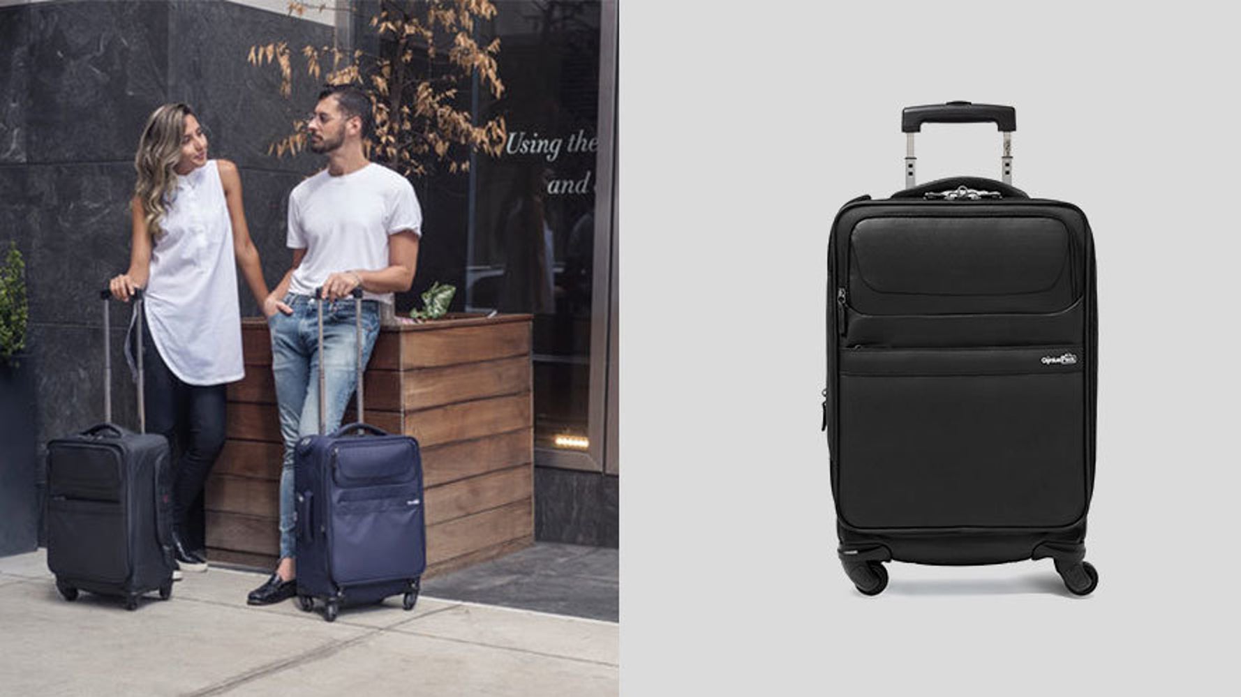 This Vacuum Sealing Suitcase Is The Best Luggage For Over Packers HuffPost Life