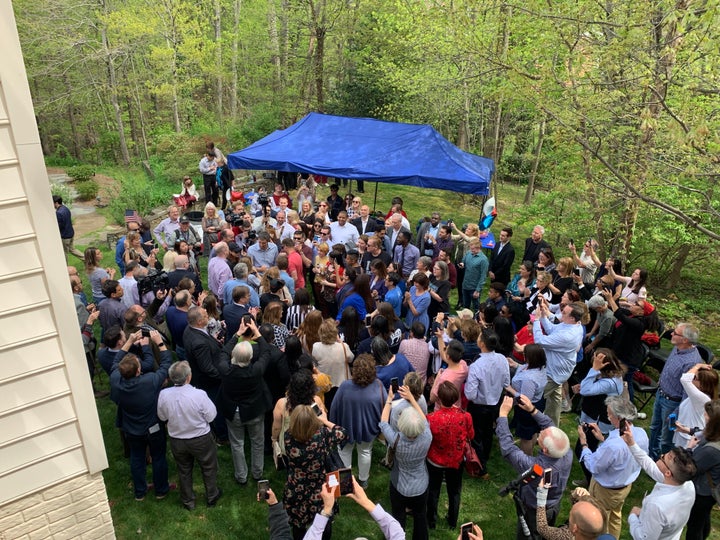 Beto O'Rourke campaigns in Northern Virginia.