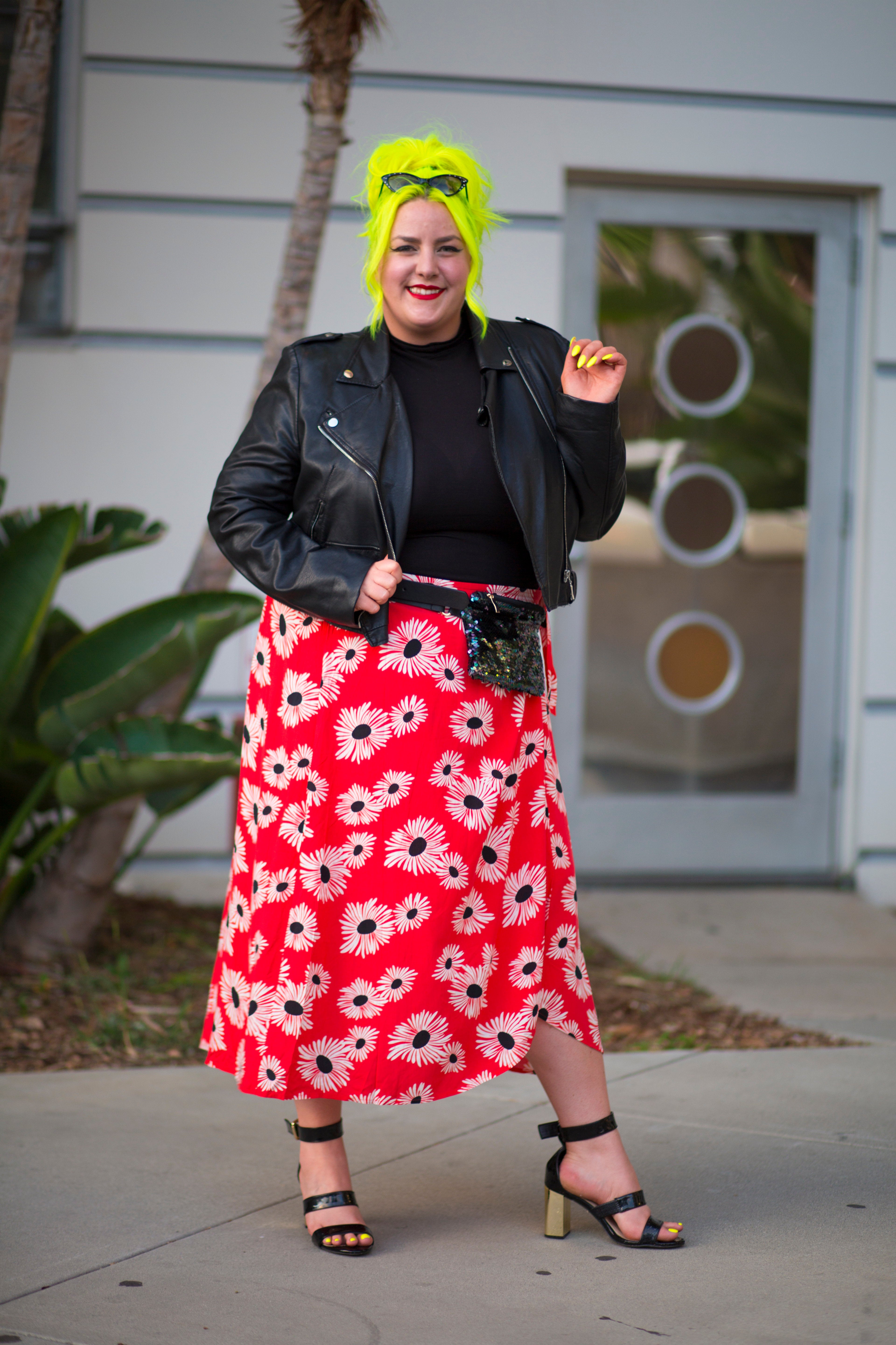 Anthropologie's perfect plus-size wrap skirt