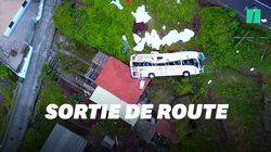 Les images de l’accident de bus à Madère filmées par un