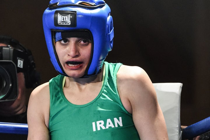 Iran Boxer Iranian Boxer Who Won Bout In France Says She Can't Go Back Home Now ...