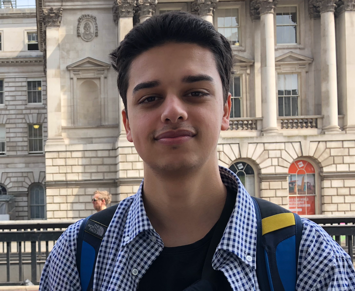<strong>Student David said he is "neutral" about the protest, adding that it was a "hindrance"</strong>