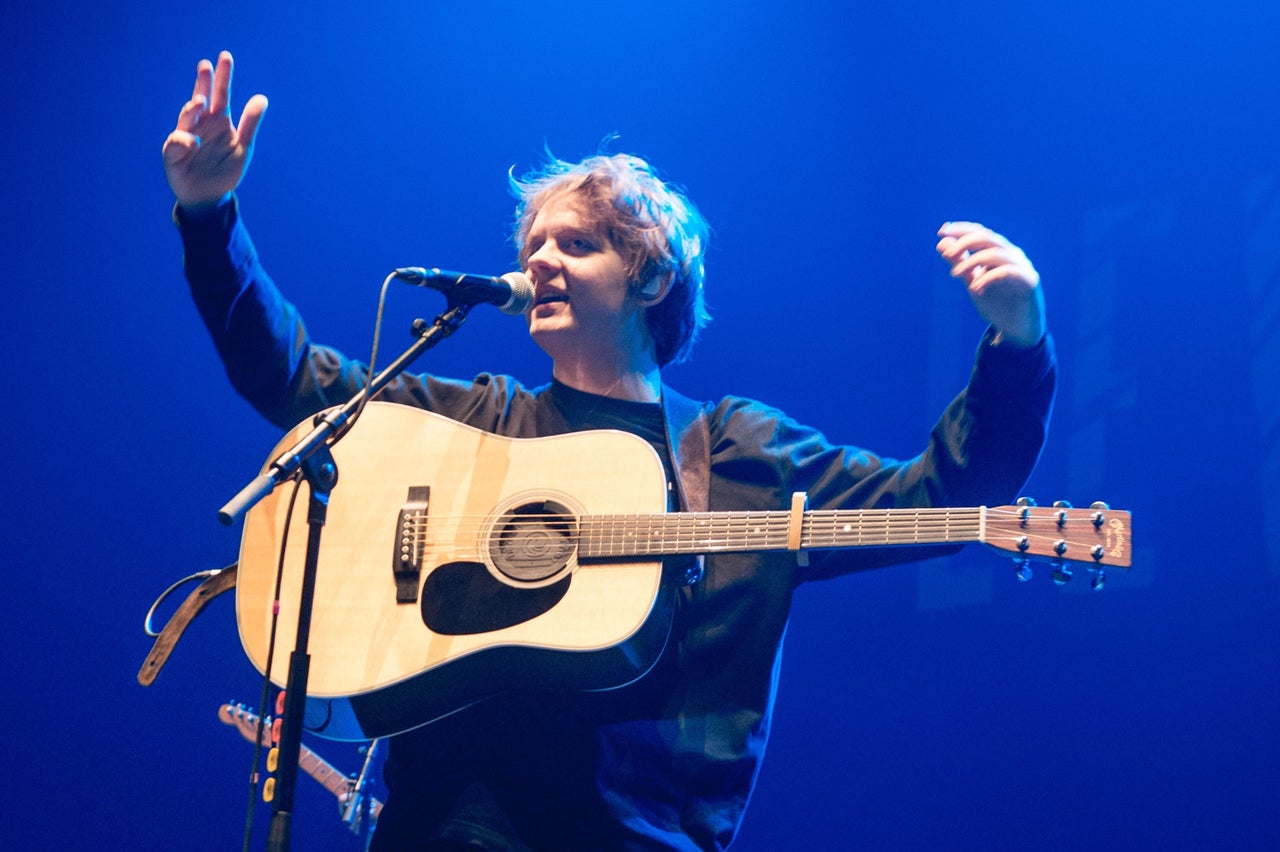 Lewis performing a sold-out show in Brixton earlier this year