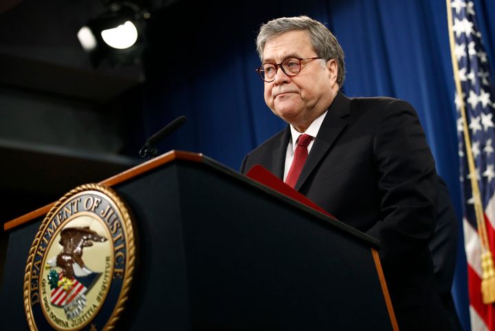 Attorney General William Barr went to bat for Trump in a Thursday morning press conference.