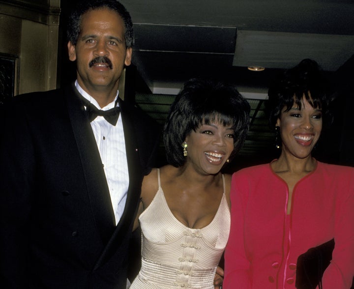 Stedman, Oprah and Gayle King at The 21st Annual Daytime Emmy Awards. 