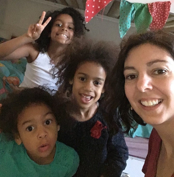 Fariba Soetan with her three daughters