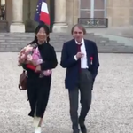 Michel Houellebecq décoré de la Légion d'honneur par