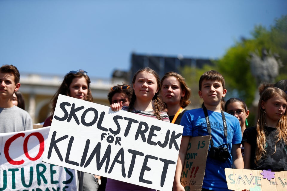 Swedish environmental activist Greta Thunberg joins Italian students Friday in Rome to demand action...