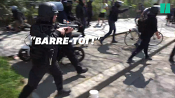 La situation s’est tendue à Paris, près de la place de la