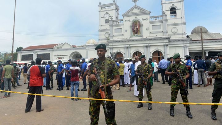One of the blasts hit St Anthony's Shrine in Colombo