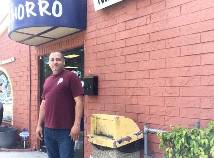 Brian Dominguez, owner of the Puerto Rican restaurant Casa Borinquen in South Florida, hopes the state's Puerto Rican community will be energized to vote against President Donald Trump in the 2020 election.