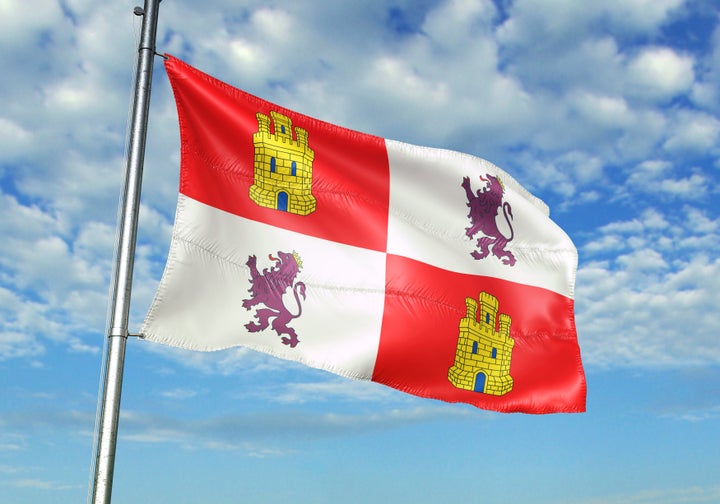 Bendera de Castilla y León.