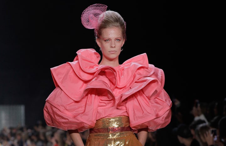 Puffy sleeves on the runway at Marc Jacobs' spring 2019 show. 