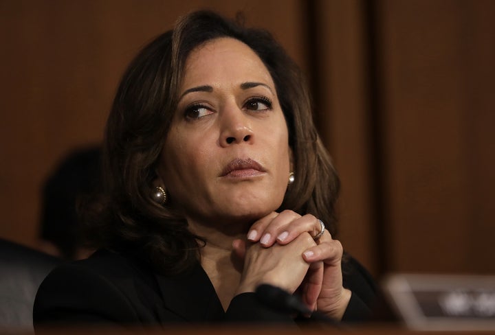 Democratic presidential candidate Kamala Harris spoke about gun violence at a CNN town hall Monday night.