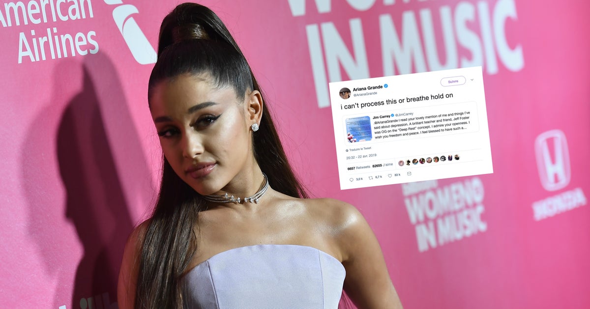 L Adorable Echange Entre Ariana Grande Et Jim Carrey Sur La Depression Le Huffpost L Adorable Echange Entre Ariana Grande Et Jim Carrey Sur La Depression Le Huffpost