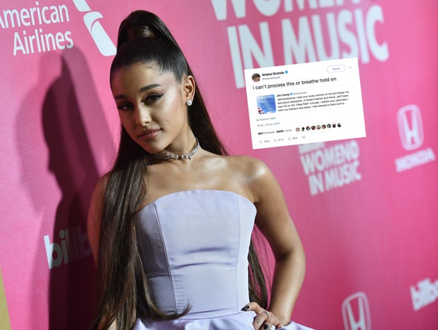 L Adorable Echange Entre Ariana Grande Et Jim Carrey Sur La Depression Le Huffpost L Adorable Echange Entre Ariana Grande Et Jim Carrey Sur La Depression Le Huffpost