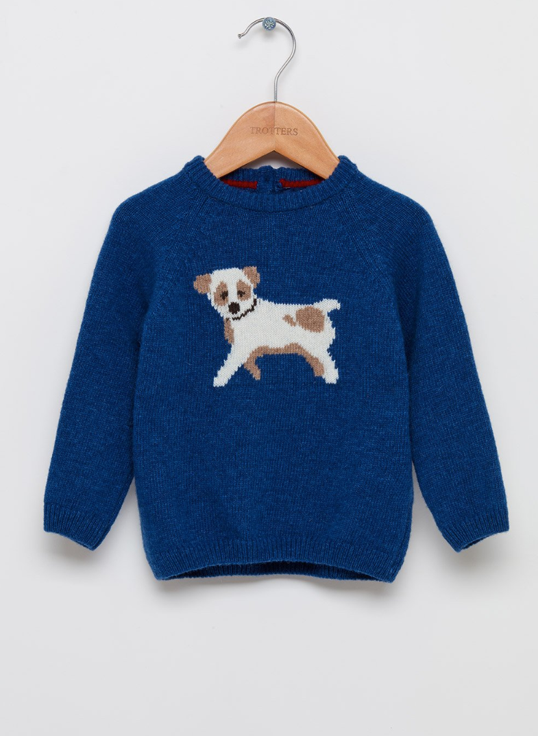 Space Corgi Boys Pullover Sweater Funny Crew Neck Knitted Sweater for 2-6T