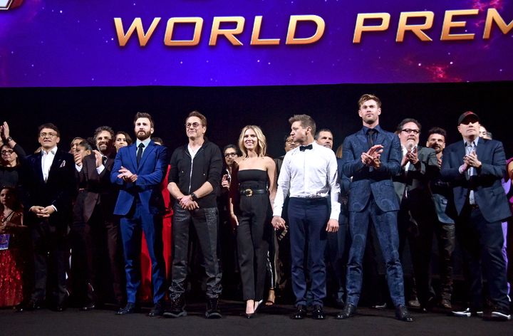 The stars of Avengers: Endgame at the film's LA premiere