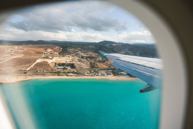 Areal View of Crete Panorama Road near Heraklion