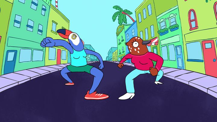 "Tuca & Bertie," which dropped its full season on Netflix this week, follows the deeply relatable experiences of a brassy toucan and a "fussbudget" song thrush.