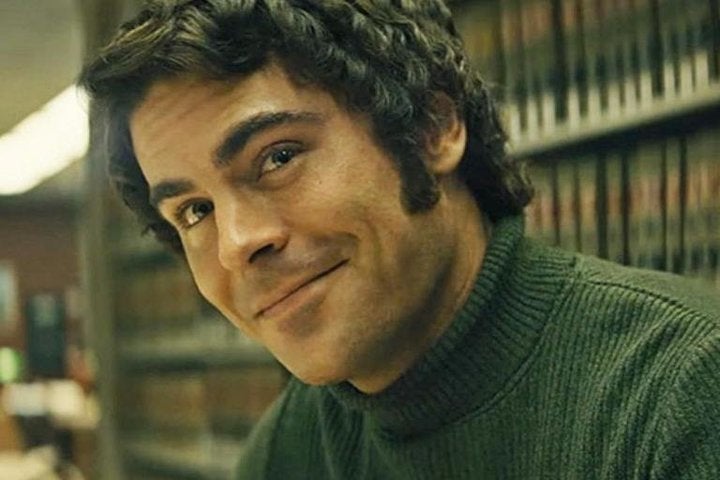 Zac Efron as serial killer Ted Bundy.