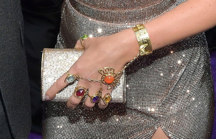 Johansson’s jewelry.