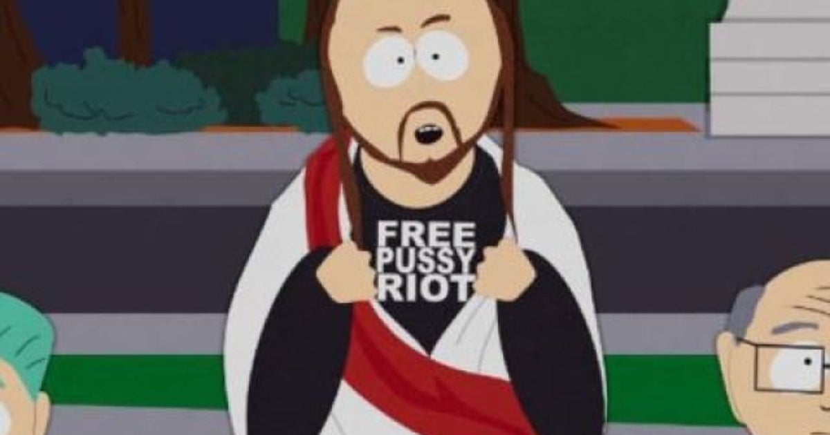 Free Pussy Riot Gesù indossa la maglietta in un episodio di South Park