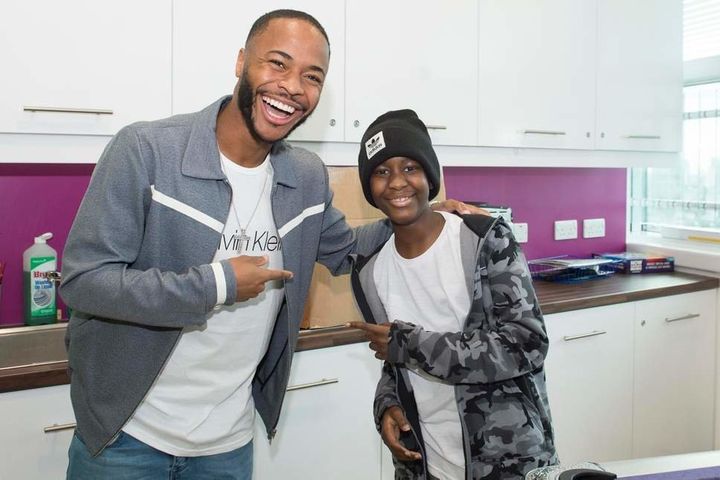 Raheem Sterling and Damary Dawkins