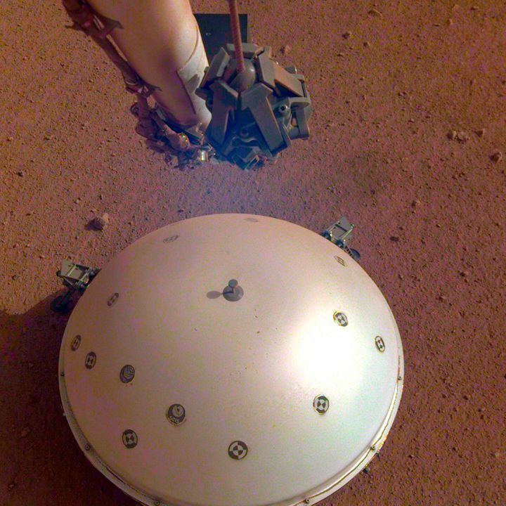 The tremor was detected by InSight’s French-built seismometer, an instrument sensitive enough to measure a seismic wave just one-half the radius of a hydrogen atom.