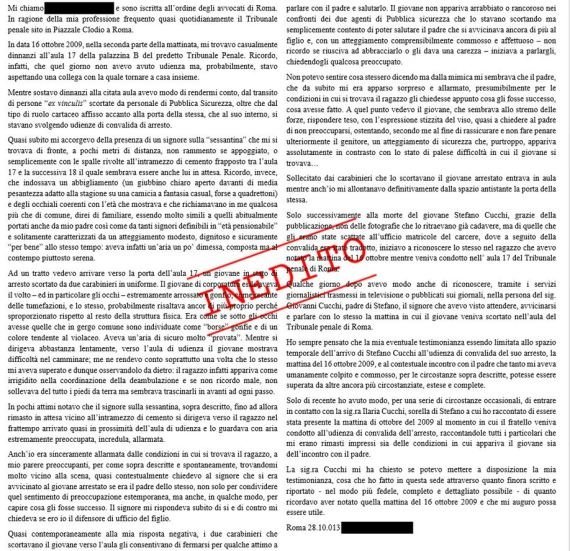 Caso Stefano Cucchi, Parla Un Avvocato Che Lo Vide Prima Dell'udienza ...