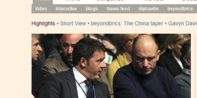 Financial Times attacca Matteo Renzi: "Potrebbe pagare ...